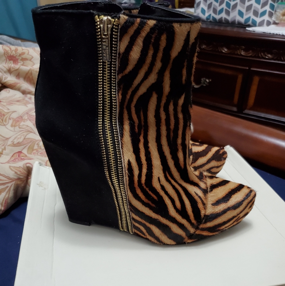 Womens wedge heel booties